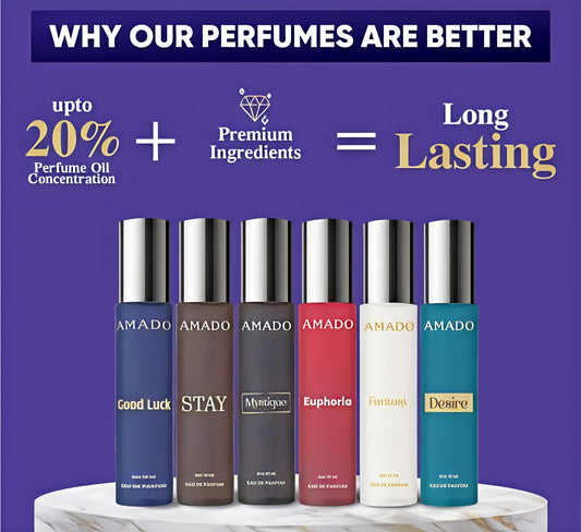 "AMADO PERFUMES - INDULGE YOUR SENSES"