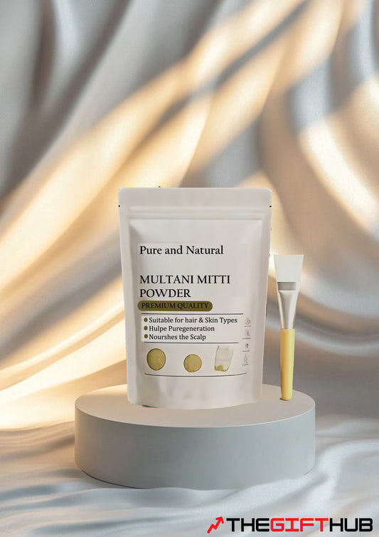 3-in-1 Natural Skincare Combo - Multani Mitti , Rose Water & Aloe Vera Gel