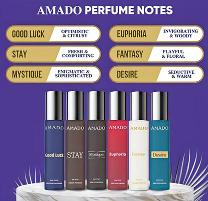"AMADO PERFUMES - INDULGE YOUR SENSES"